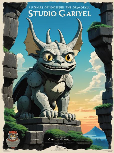 Studio Ghibli and the stone gargoyle