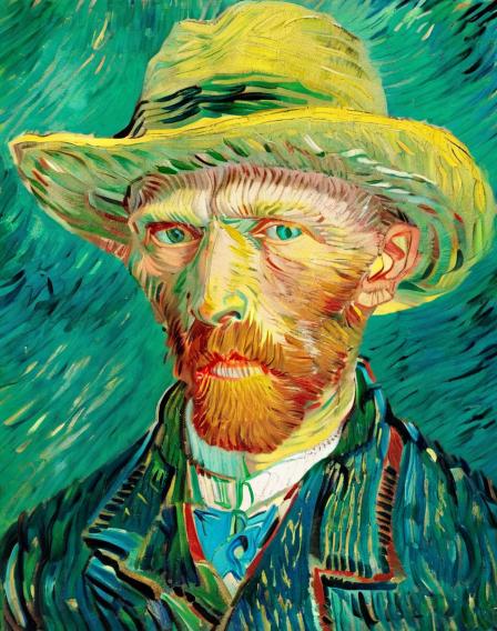 is that the ear that he lost? or is the ear that is not seen in the portrait?