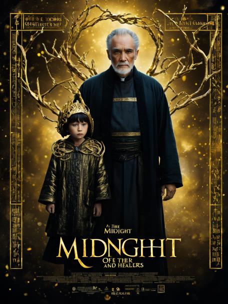 Midnight, the master of holy healers and twigs with his child gold.