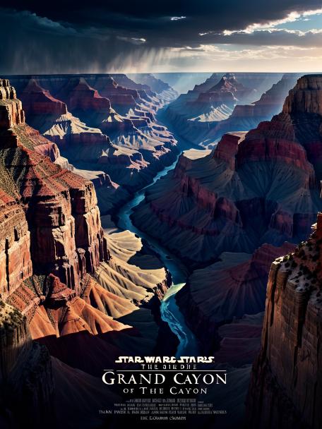 The dark side of the Grand Canyon.