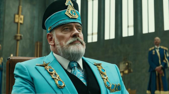 Worshipful Master had a stroke.