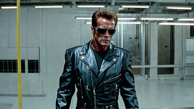 the Terminator in a Cib Marella suit.