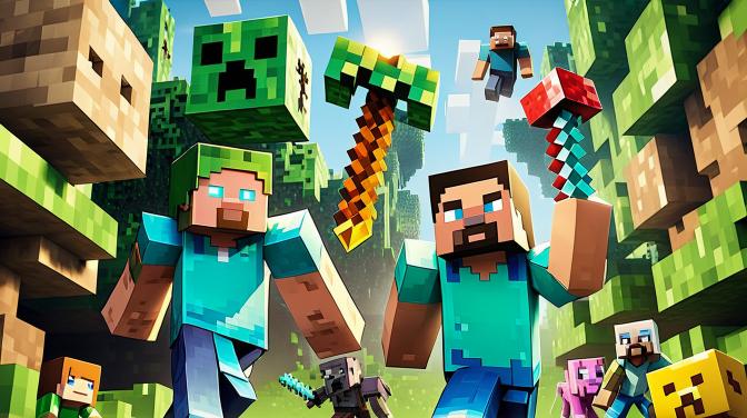 A Minecraft movie starring Jack Black.