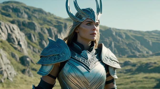 Freya with no arrows.