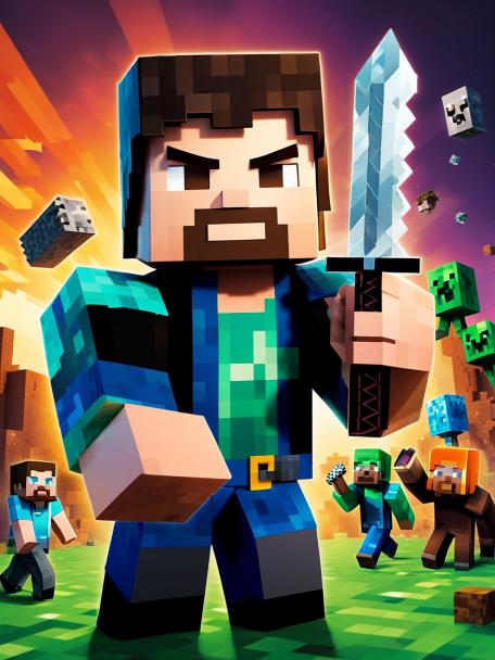Jack Black in the Minecraft movie.
