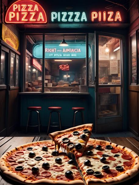 Right, make an animatronic, put it inside of a rundown pizza shop!
