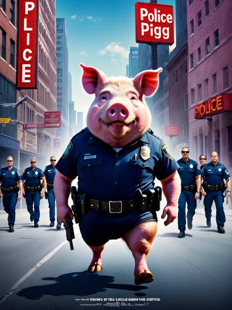 A police pig with diabetes.