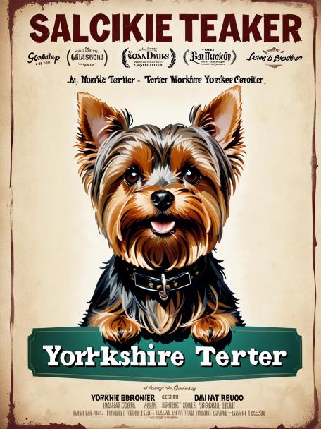 A Yorkshire Terrier.