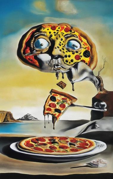 Let's see some pizza art.