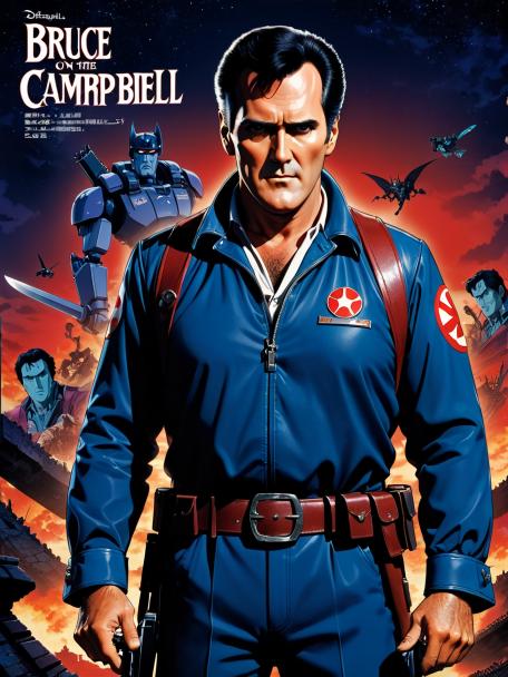 Bruce Campbell in an anime movie
