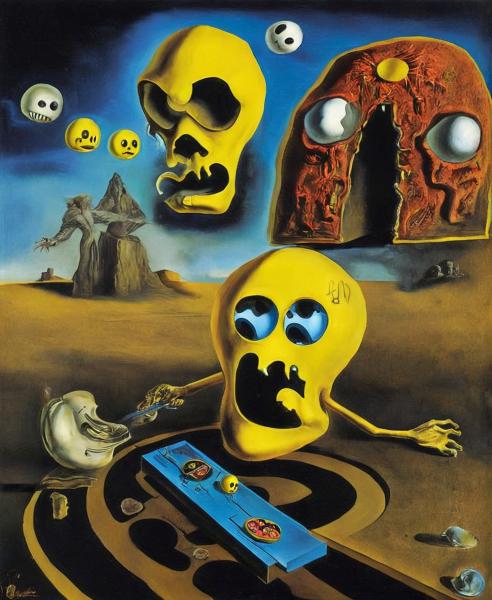 Pac-Man feeling the dread of killing ghosts.