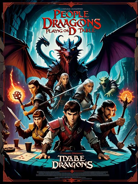 People playing on a table playing Dungeons and Dragons.