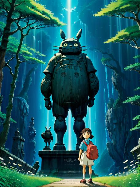 Studio Ghibli and the Lost Statue.