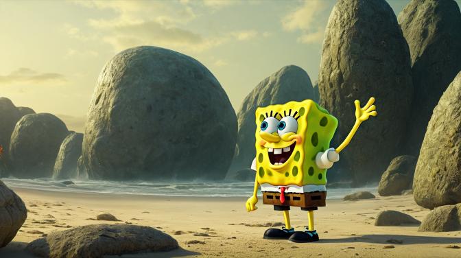 Spongebob boulder