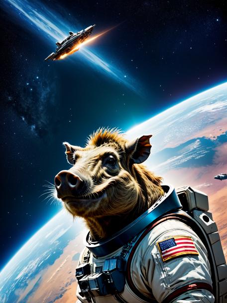 A movie about a sentient 8-10 warthog named Jeremy, and he goes on adventures in space.