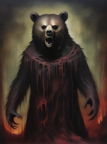 evil bear