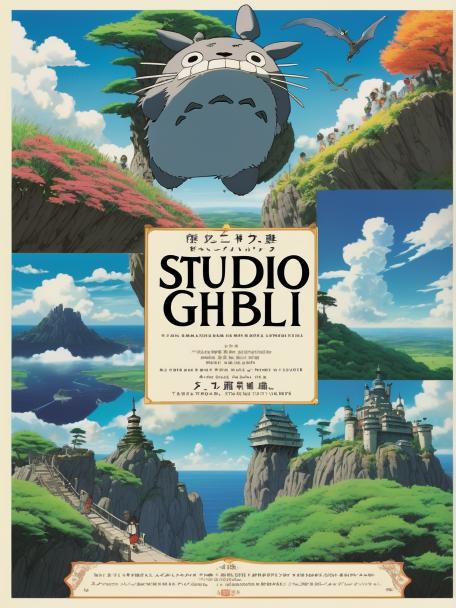 Studio Ghibli in the last book.
