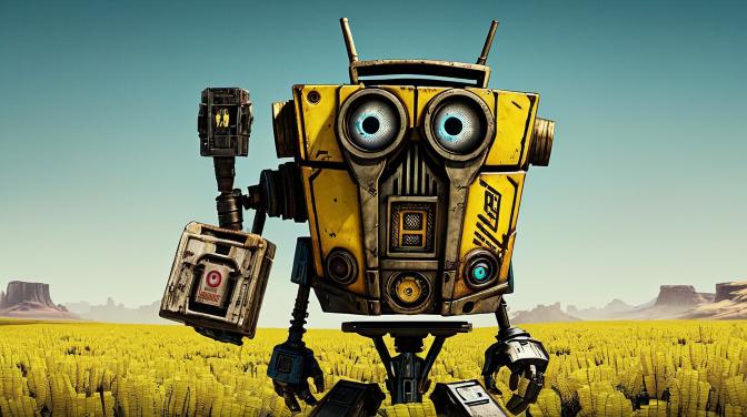 The Borderlands movie starring Jack Black as Claptrap.