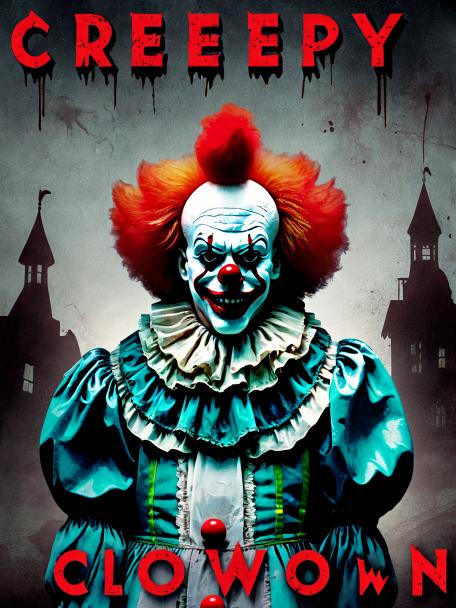 Creepy clown.