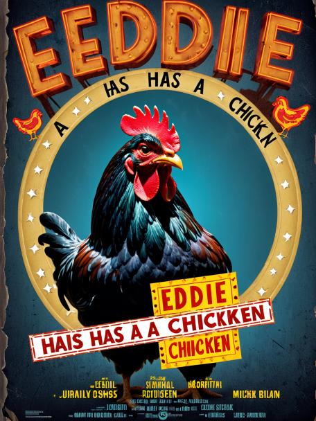Eddie has a chicken.