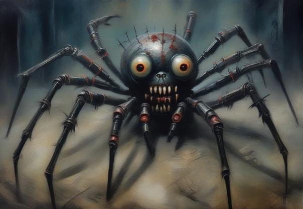 spider robots from space