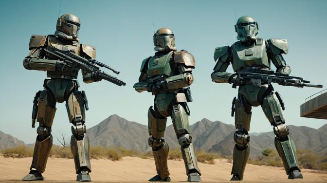 HK-47 and the HK-50s.