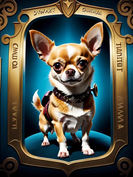 dwarf with a chihuahua.