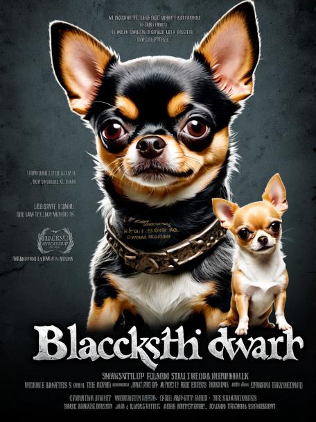 Blacksmith Dwarf with a Chihuahua.