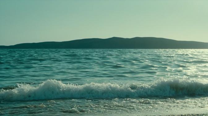 to swim and swim and drown at the shore.