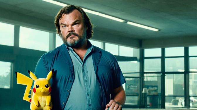 A Pokemon movie starring Jack Black.