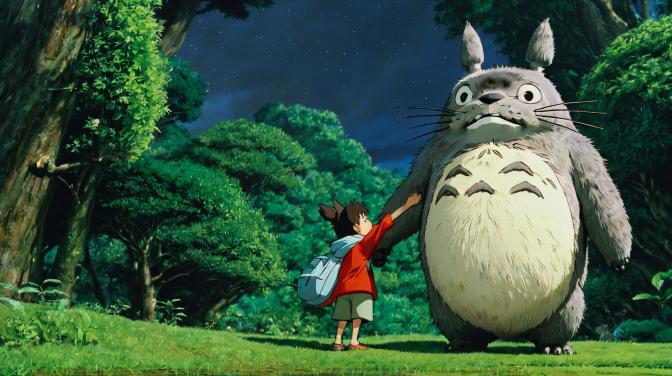 Totoro, do a big hug to Mikey!