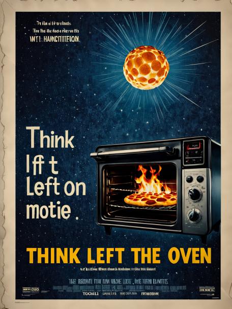 I think I left the oven on the movie.