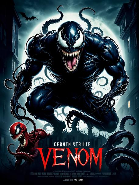 A scary horror movie with venom.