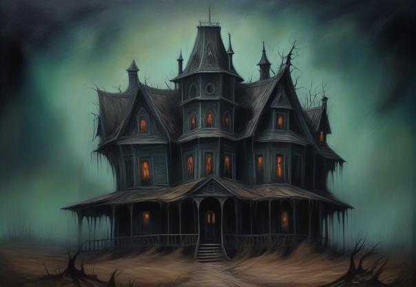 A house in the middle of nowhere.