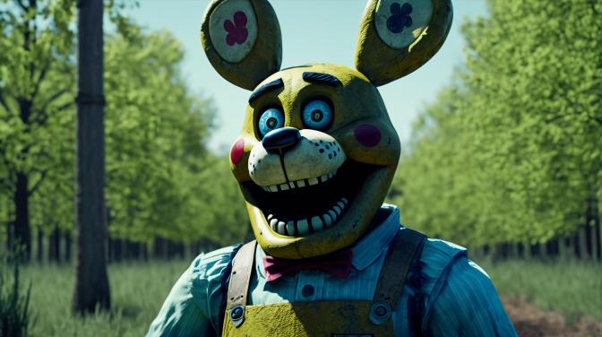 Generate the most scariest spring Bonnie from all of the now