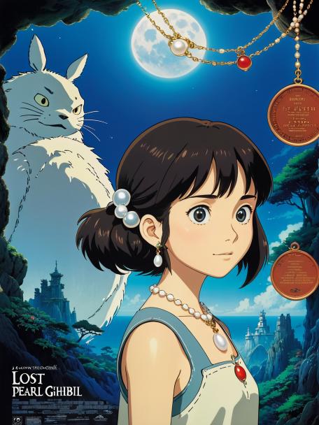 Studio Ghibli and Lost Pearl Necklace