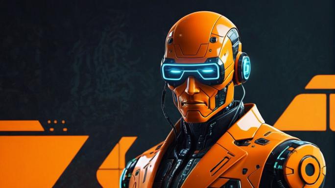 The orange man as cyber president.