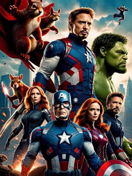 The Avengers are as mighty as squirrels.