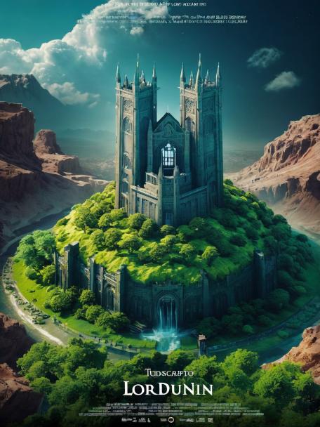 3D landscaping poster for art for Lord Uni.