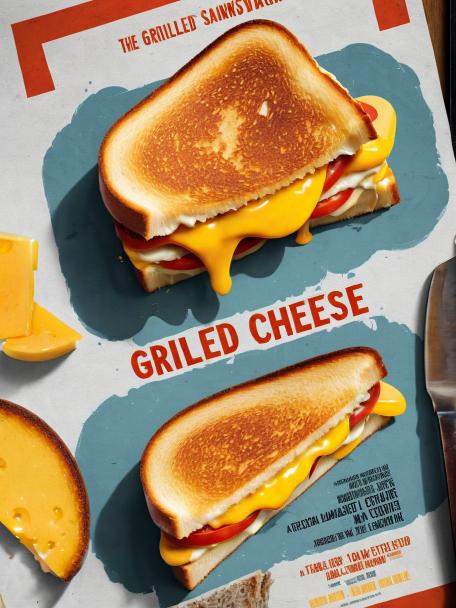 Grilled cheese sandwich.