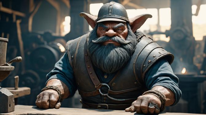 Blacksmith Dwarf in a Chihuahua