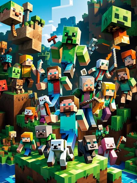 It's a Minecraft movie but it's animated instead of using Jack Black.