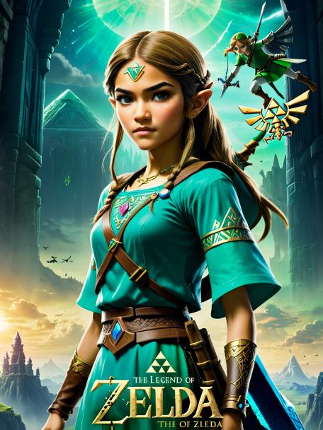 live-action The Legend of Zelda starring Zendaya as Zelda
