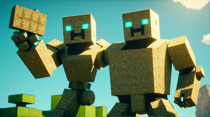 Minecraft Swift Golem.