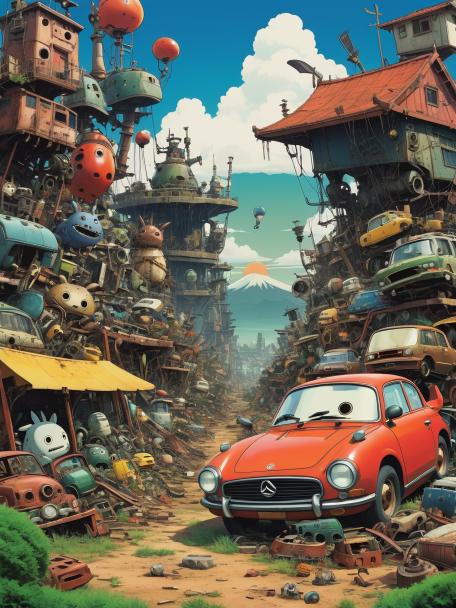 Studio Ghibli, Junkyard.