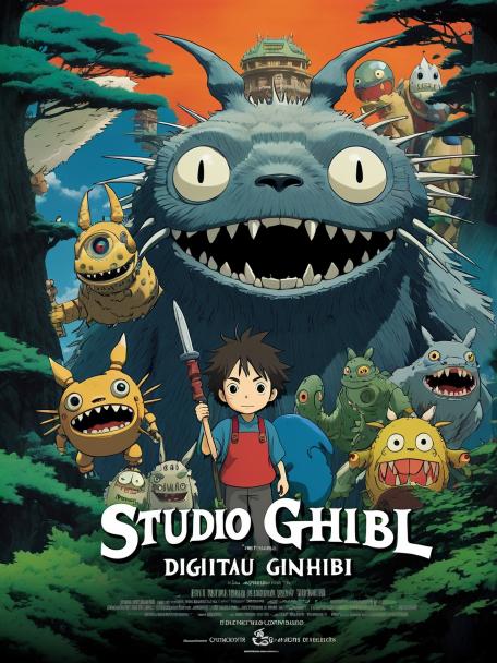 Studio Ghibli Digital Monsters
