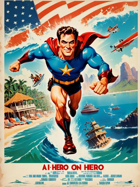 A hero on a crazy vacation.