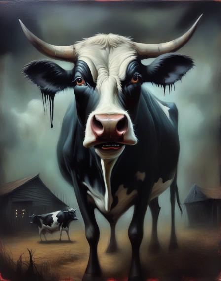 Scary cow.