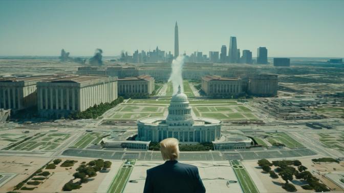 Donald Trump taking over the world.