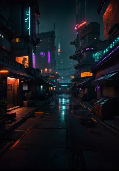 It was always night.